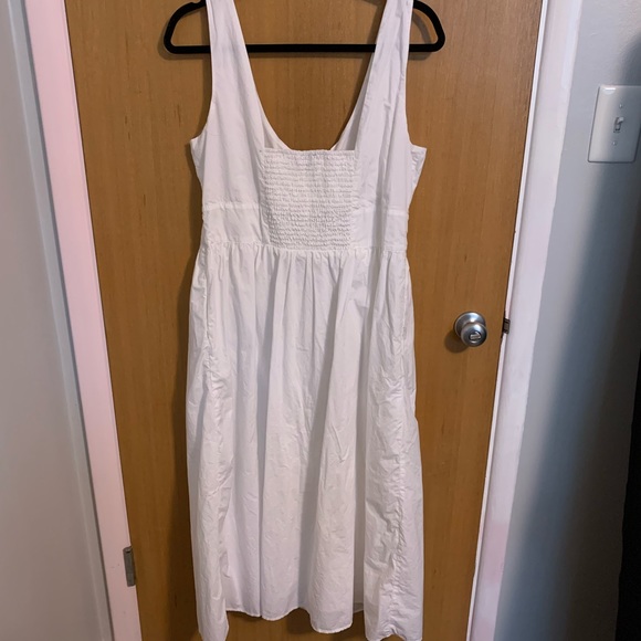 HOST PICK 💕 J.Crew White Midi Dress Button Down - Picture 4 of 6